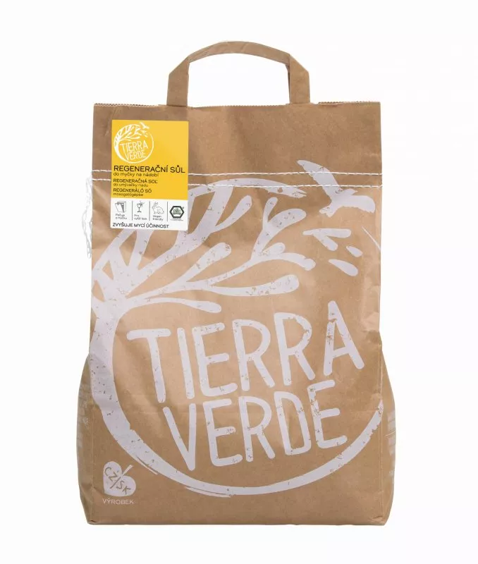 Tierra Verde Soľ do umývačky riadu - INNOVATION (5 kg) - zabraňuje usadzovaniu vodného kameňa