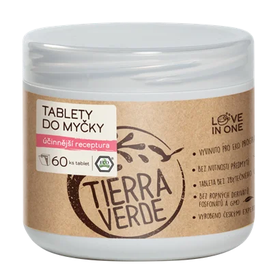 Tierra Verde Tablety do umývačky riadu 3 ks (vzorka) - nová účinnejšia receptúra