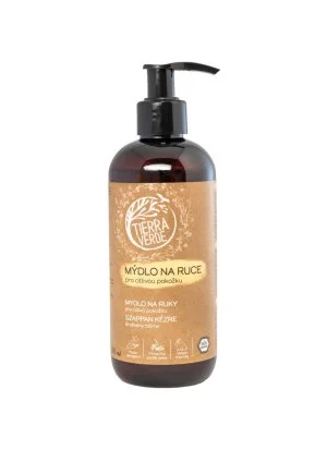 Tierra Verde Tekuté mydlo na ruky - citlivá pokožka 290 ml - s českým bio skorocelom