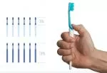 TIO Náhradné hlavice na zubnú kefku (stredné) (2 ks) - ľadovo modré