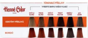 Henné Color Tónovaný obväz na vlasy s vysokou ochranou a starostlivosťou Premium 100ml Bordeaux