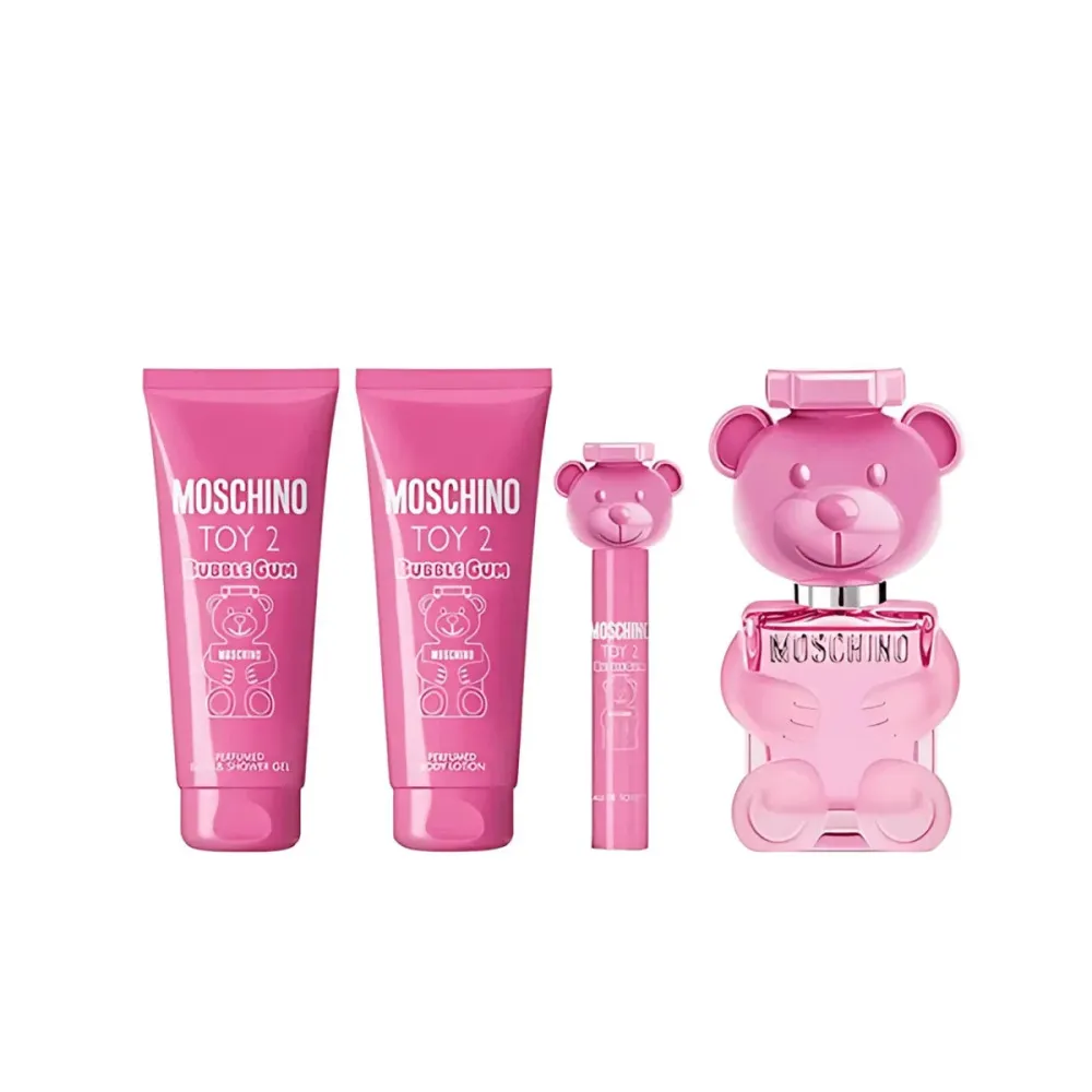 Toy 2 Bubble Gum darčeková sada 100 ml + telové mlieko 100 ml + sprchový gél 100 ml + toaletná voda toaletná voda pre ženy