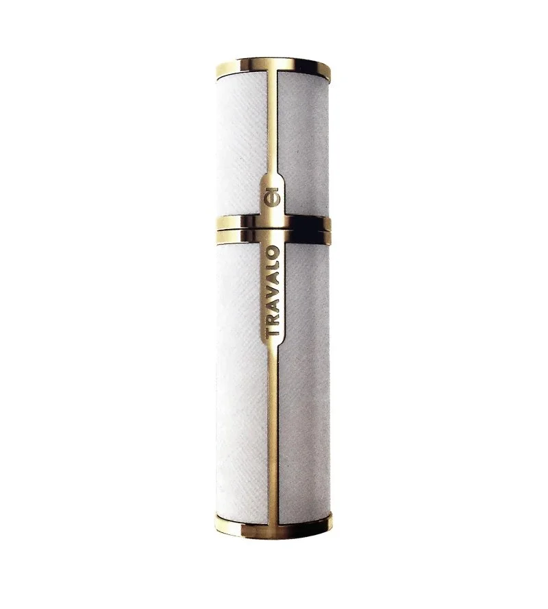 Milano plniteľný rozprašovač na parfumy 5 ml Biela & Zlatá