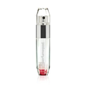 Perfume Pod Crystal plniteľný rozprašovač parfumov strieborný