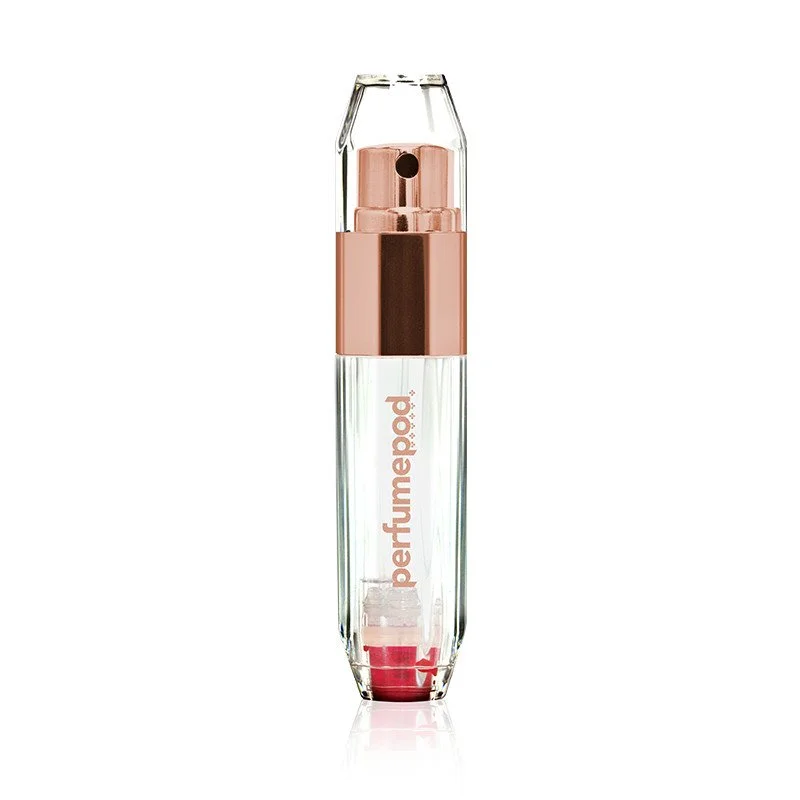 Perfume Pod Crystal plniteľný rozprašovač parfumov Rose 5 ml