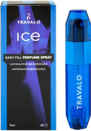 Travalo Perfume Pod Ice plniteľný rozprašovač parfumov Blue 5 ml