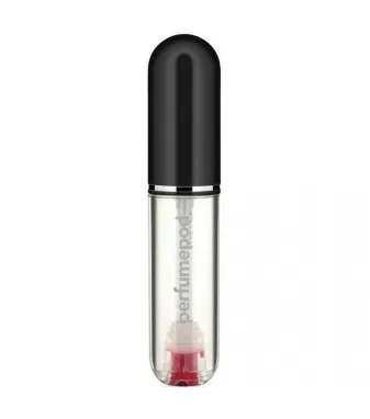 Perfume Pod Pure plniteľný rozprašovač parfémov Black 5 ml 5 ml čierna