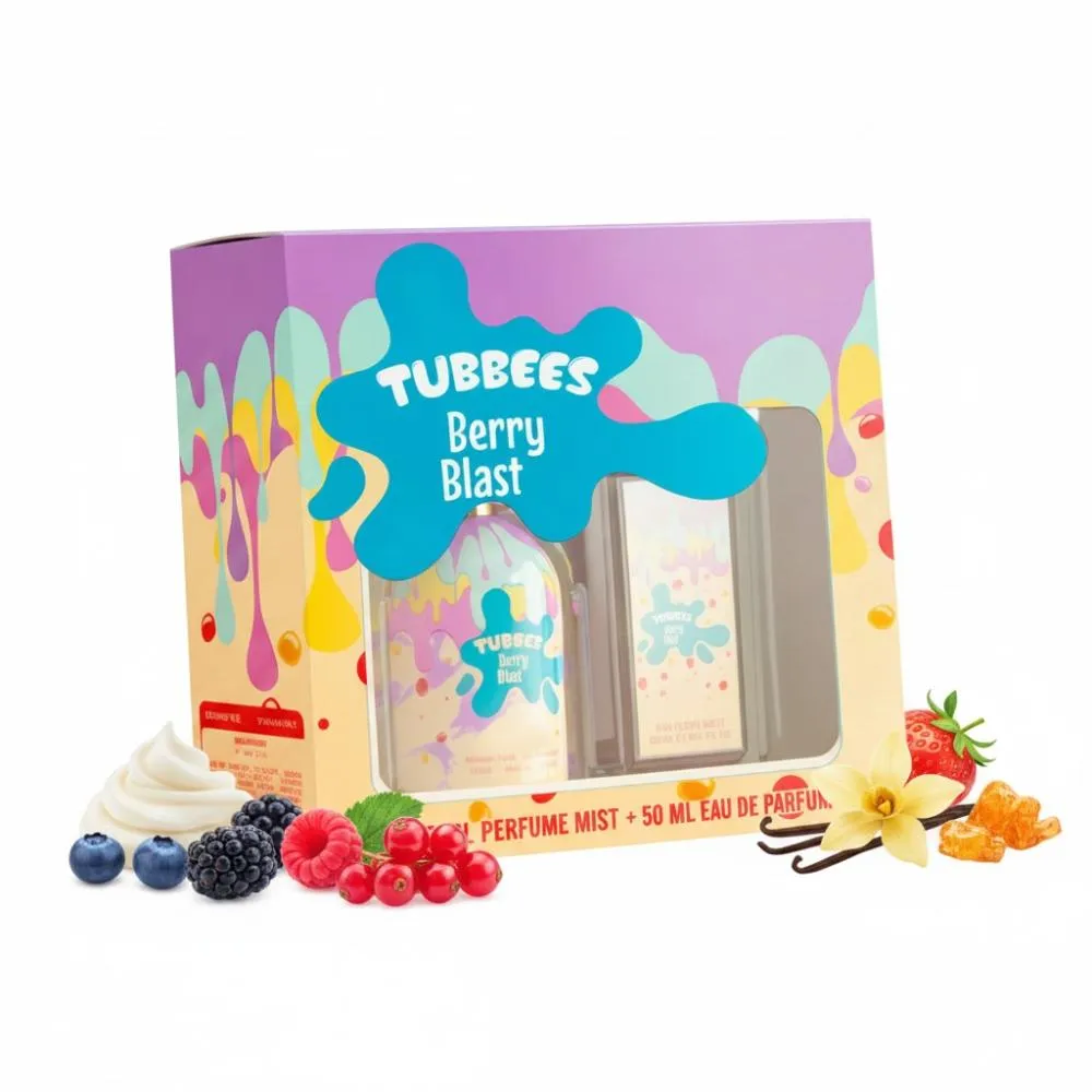 Tubbees Berry Blast 50 ml + telový sprej parfumovaná voda unisex 75 ml