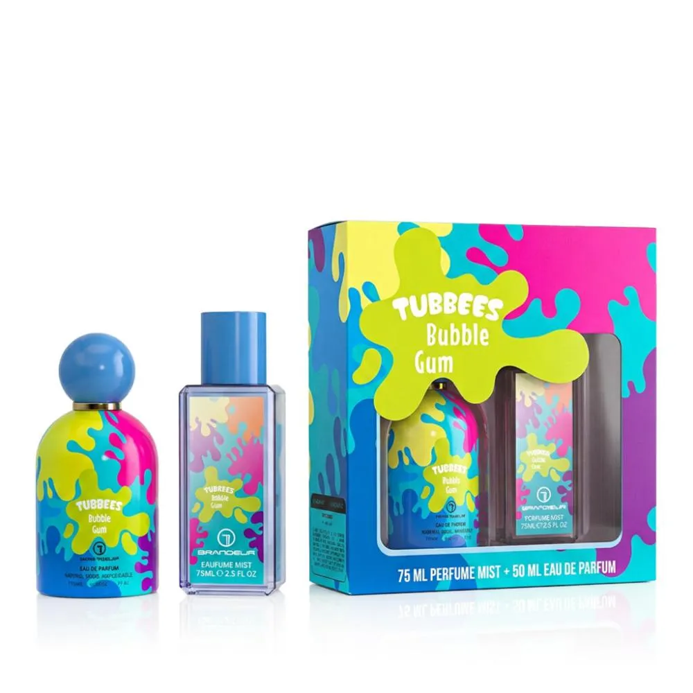 Tubbees Bubble Gum 50 ml + telový sprej parfumovaná voda unisex 75 ml