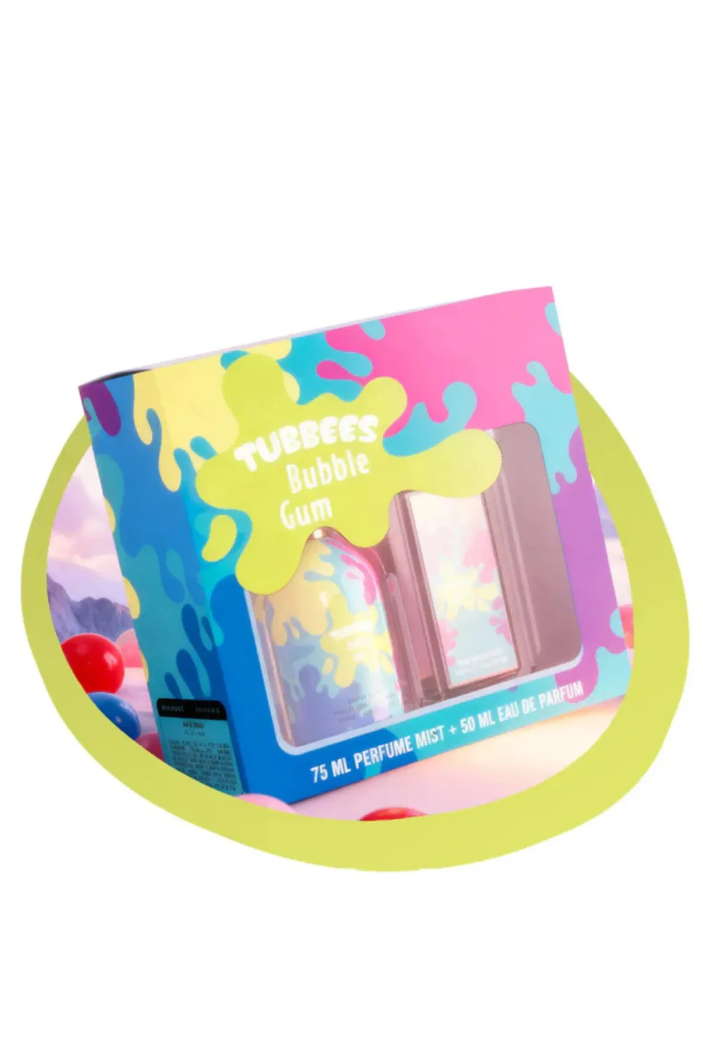 Tubbees Bubble Gum 50 ml + telový sprej parfumovaná voda unisex 75 ml