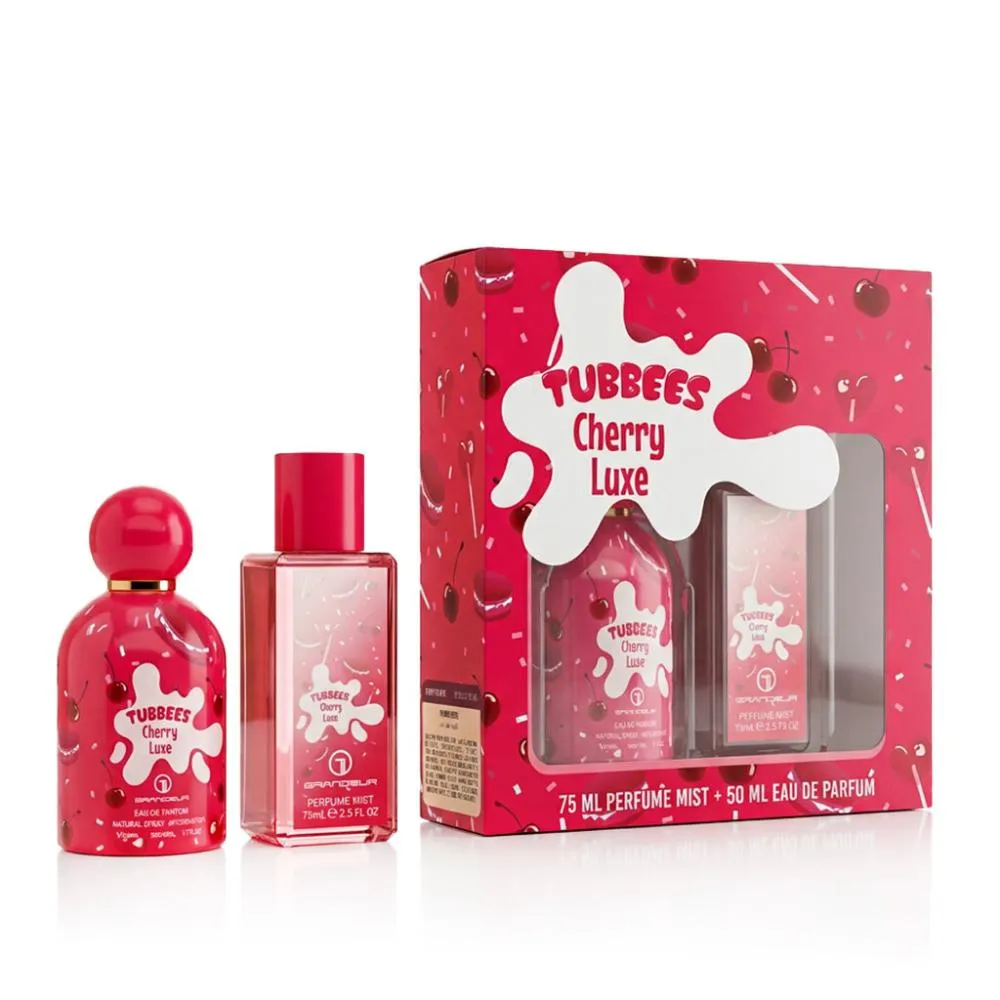Tubbees Cherry Luxe 50 ml + telový sprej parfumovaná voda unisex 75 ml
