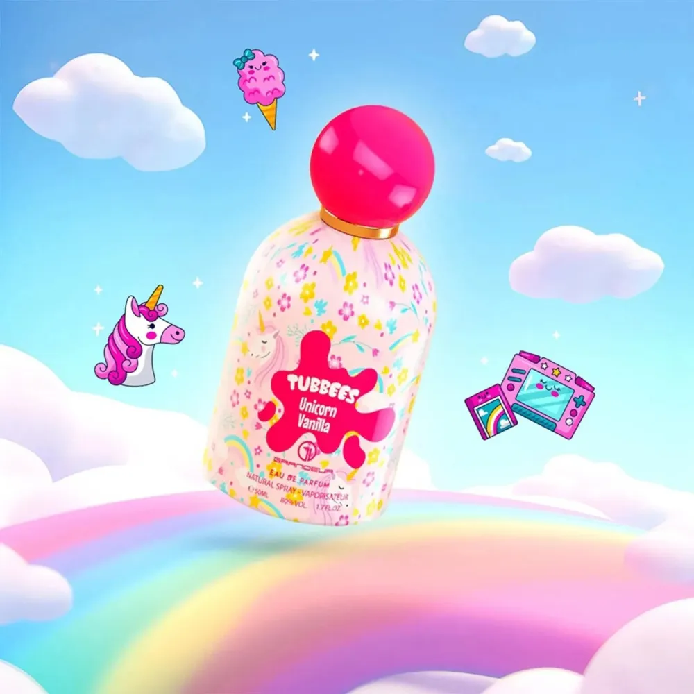Tubbees Unicorn Vanilla 50 ml + telový sprej parfumovaná voda pre ženy 75 ml
