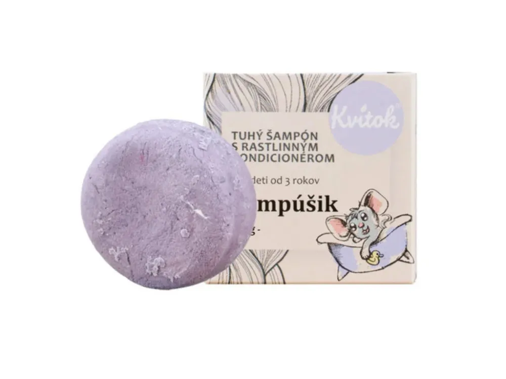 Kvitok Tuhý šampón pre deti Šampón 25 g