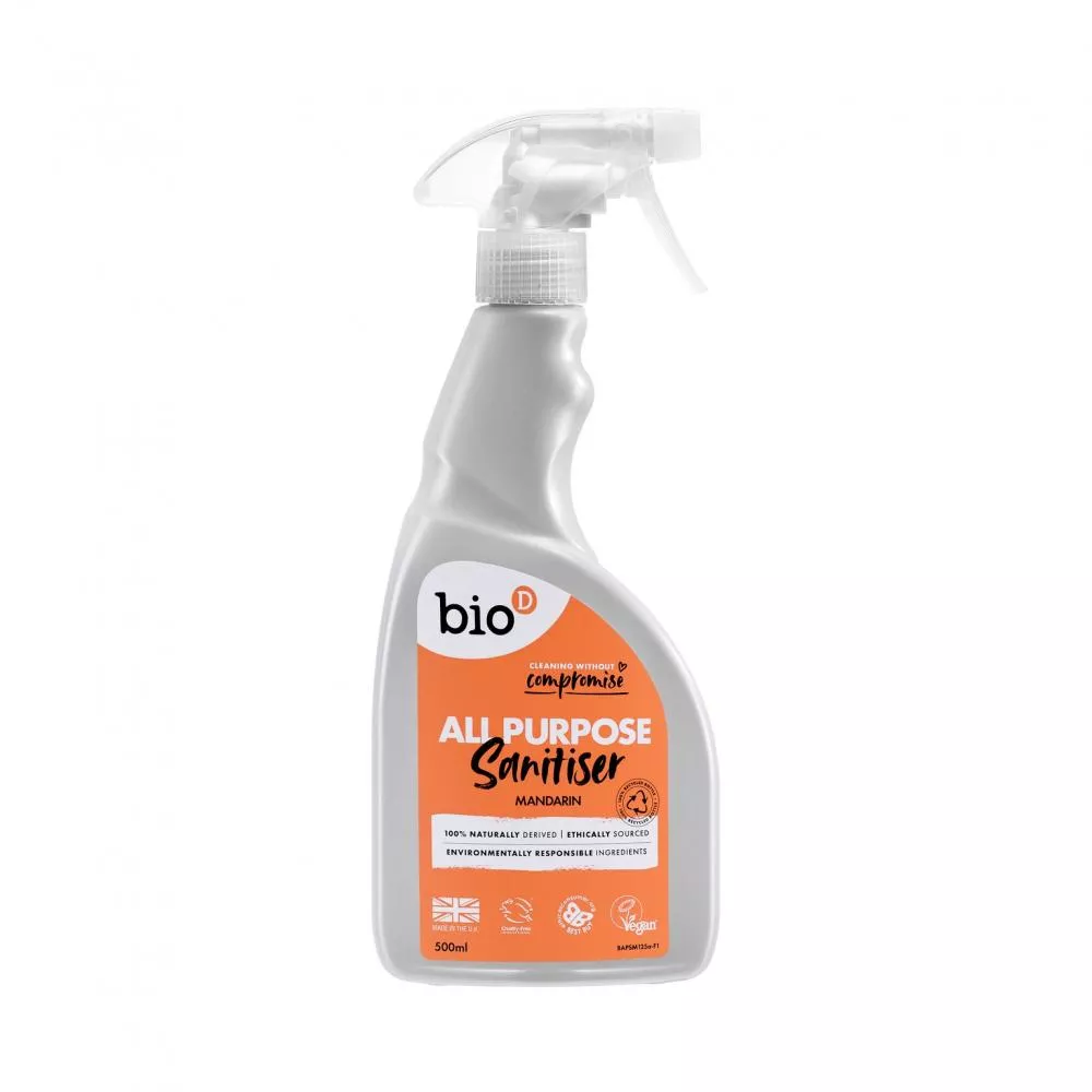 Bio-D Univerzálny čistiaci prostriedok s dezinfekčným účinkom a vôňou mandarínky (500 ml)