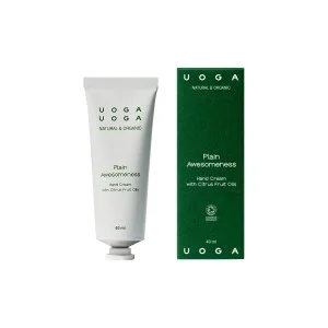 Uoga Uoga Hydratačný krém na ruky Plain Awesomeness BIO (40 ml) - so sviežou citrusovou vôňou