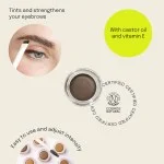 Uoga Uoga Krémová pomáda na obočie (2,5 ml) 792 Forest Path - Dark Brown - 3 odtiene pre opticky hustejšie obočie