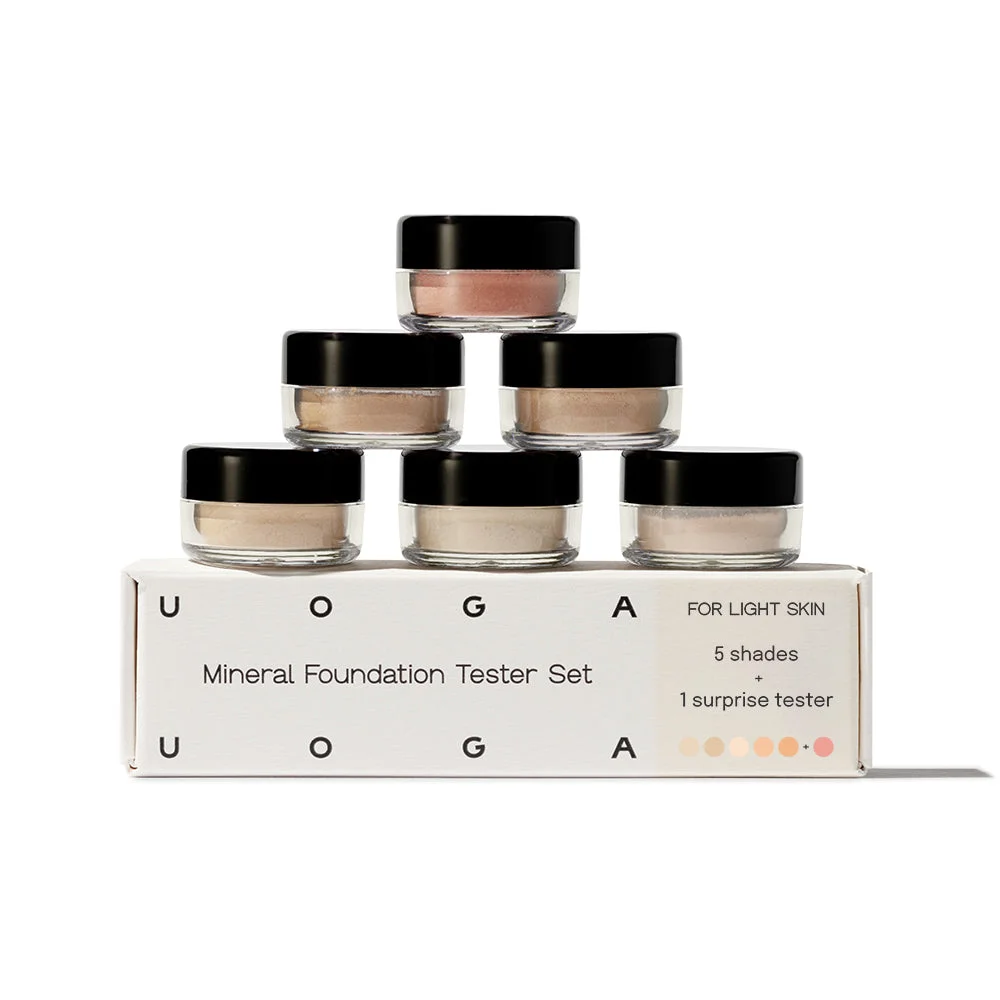 Uoga Uoga Minerálny púdrový make-up (0,7 g - vzorka) 634 Linden Honey - na skúšku 12 odtieňov