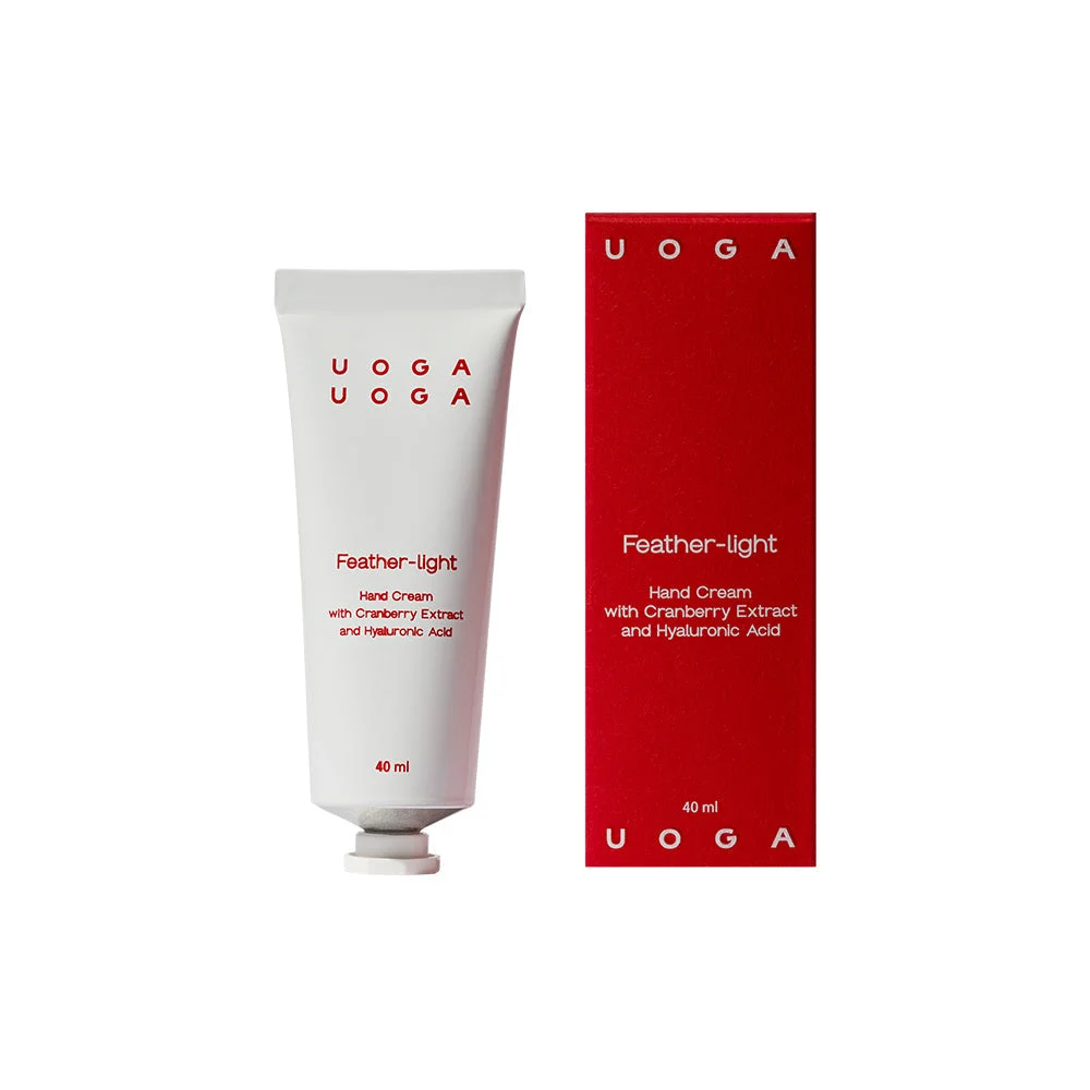 Uoga Uoga Vyživujúci krém na ruky Feather-light s brusnicami BIO (40 ml) - pre suchú a namáhanú pokožku