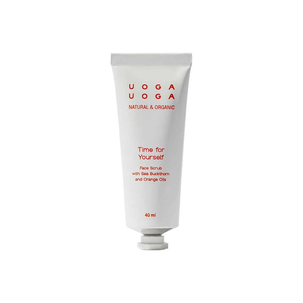 Uoga Uoga Vyživujúci pleťový peeling Time for Yourself s rakytníkom (40 ml) - s olejom zo sladkého pomaranča