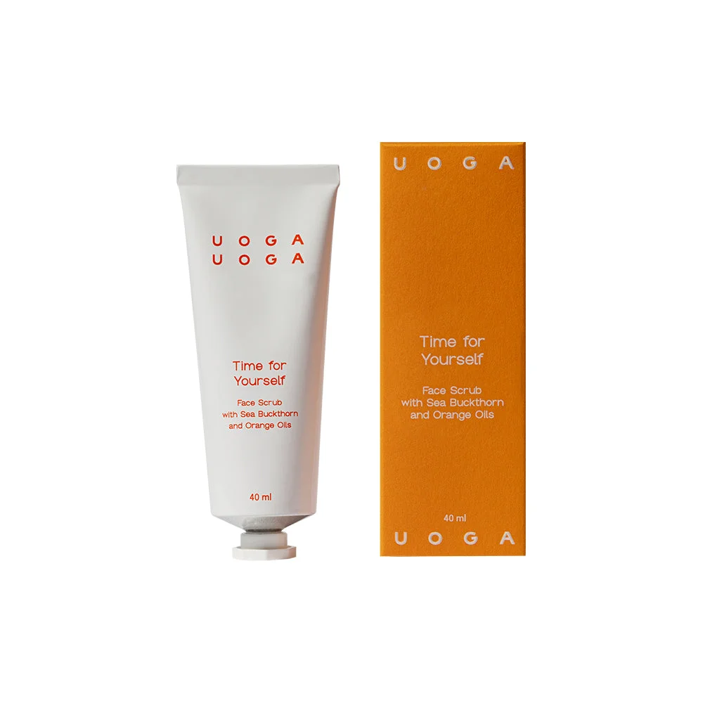Uoga Uoga Vyživujúci pleťový peeling Time for Yourself s rakytníkom (40 ml) - s olejom zo sladkého pomaranča