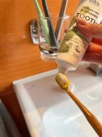 Urtekram Bieliaca zubná pasta s mätou BIO (75 ml) - so sviežou mätovou chuťou