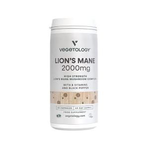 Vegánsky Lion's Mane 2000 mg B-komplex, 60 kapsúl