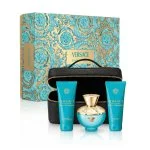 Pour Femme Dylan Turquoise + SG 100 ml + BG 100 ml + kozmetická taška toaletná voda pre ženy