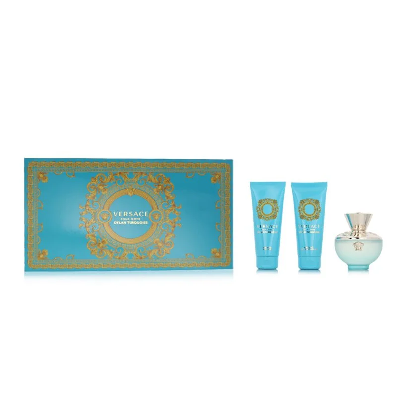 Pour Femme Dylan Turquoise + SG 100 ml + BG 100 ml + kozmetická taška toaletná voda pre ženy