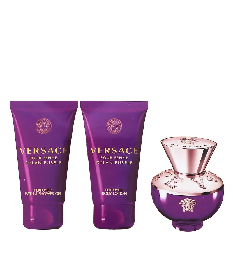 Dylan Purple darčeková sada 50 ml + telové mlieko 50 ml + sprchový gél parfumovaná voda pre ženy