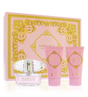 Versace Bright Crystal darčeková sada pre ženy toaletná voda 50 ml + telové mlieko 50 ml + sprchový gél 50 ml
