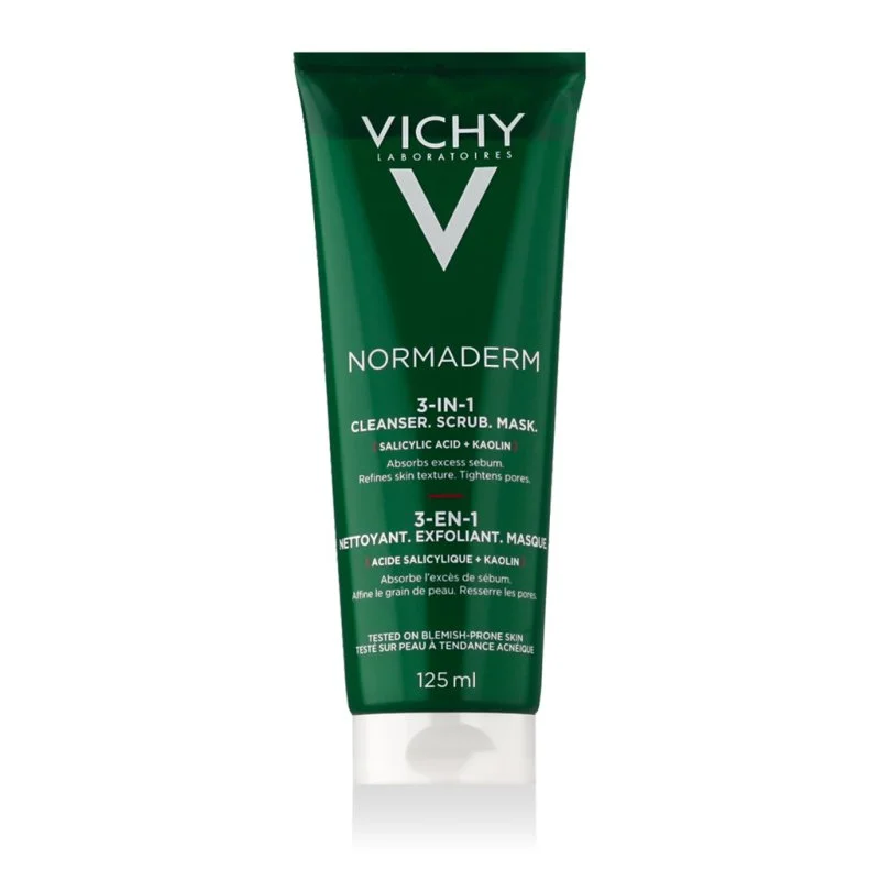 Normaderm Čistiaci prípravok 3 v 1 proti akné 125 ml
