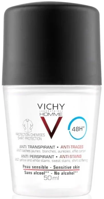 Homme 48h antiperspirant proti bielym a žltým škvrnám pre mužov 50 ml