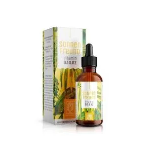 Naturtreu Vitamín D3 K2 MK7 vegánske kvapky, 30 ml