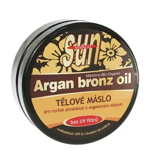 Vivaco SUN Argan Bronz Oil opaľovacie maslo s bio arganovým olejom bez UV filtrov