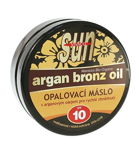 SUN Argan Bronz Oil opaľovacie maslo s bio arganovým olejom SPF 10 200 ml