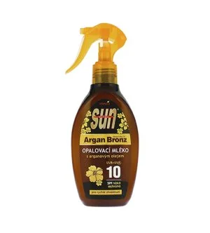 Vivaco Sun Argan Bronz opaľovacie mlieko s arganovým olejom SPF 10