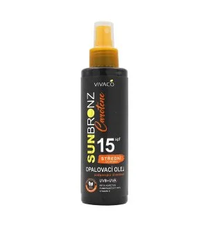 Vivaco Sun Bronz Carotene opaľovací olej SPF 15