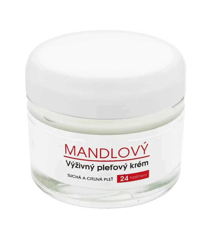 Body Tip mandľový výživný pleťový krém pre suchú a citlivú pleť 50 ml