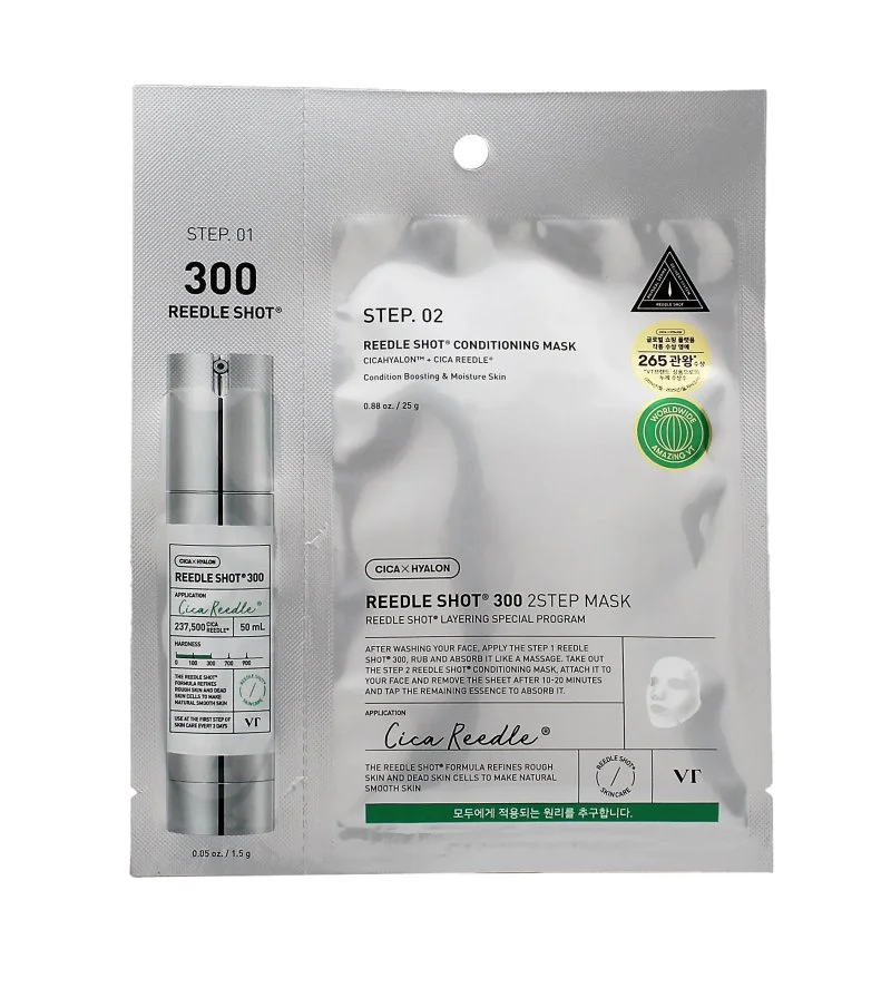 Reedle Shot 300 2 Step Mask spevňujúca plátenková pleťová maska 1,5+25 g