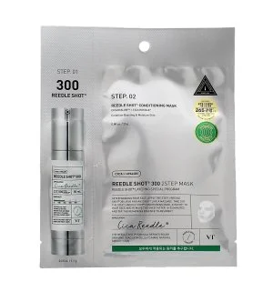 VT Cosmetics Reedle Shot 300 2 Step Mask spevňujúca plátenková pleťová maska 1,5+25 g