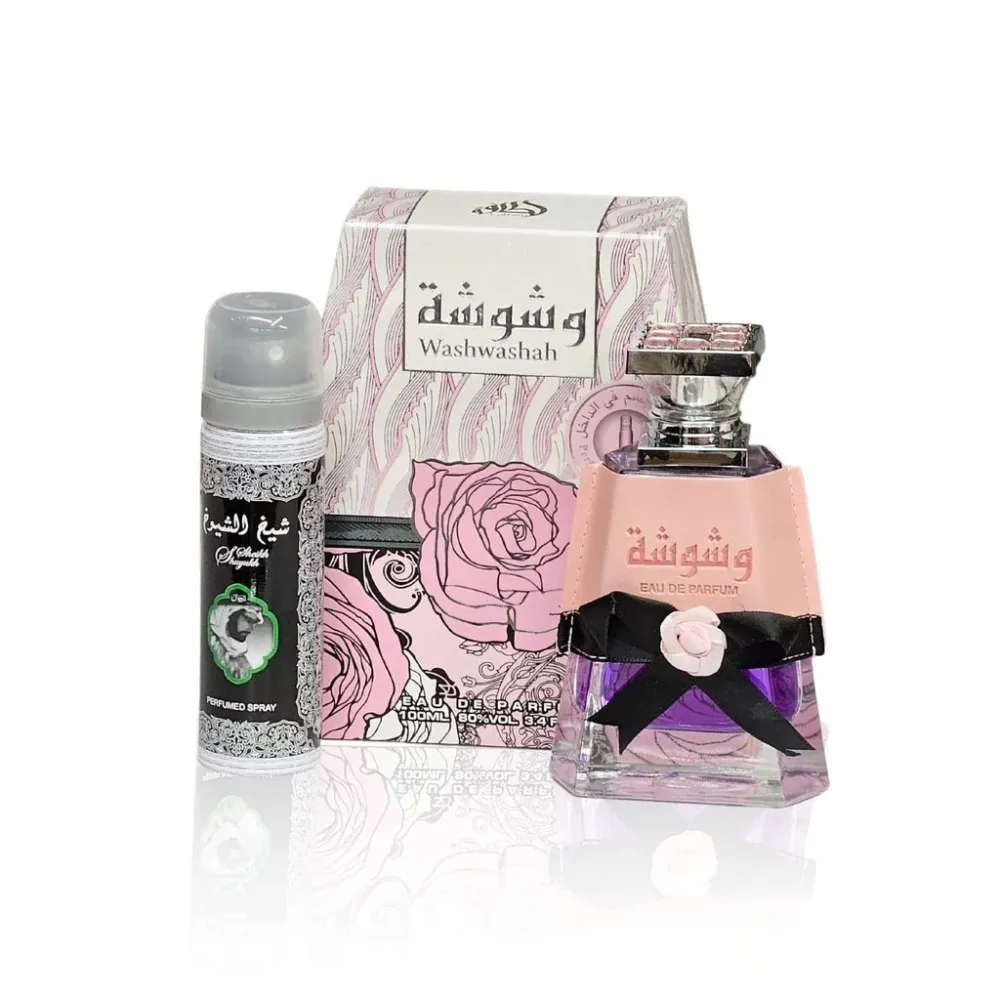 Washwashah 100 ml + DEO v spreji parfumovaná voda pre ženy 75 ml