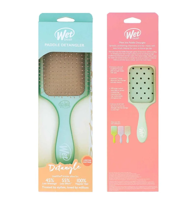 Paddle Detangler Feel Good kefa na vlasy Ombre - Seafoam