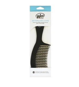 Wet Brush Detangling Comb hrebeň na vlasy čierny