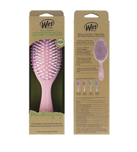 Go Green Treatment & Shine Brush kefa na vlasy vodný melón