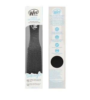 Wet Brush Men's Detangler kefa na vlasy Black Leather
