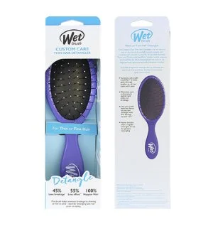 Wet Brush Custom Care Thin Hair Detangler kefa na vlasy Fialová