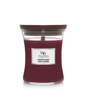 WoodWick Phantom Cherry vonná sviečka s dreveným knôtom 275 g