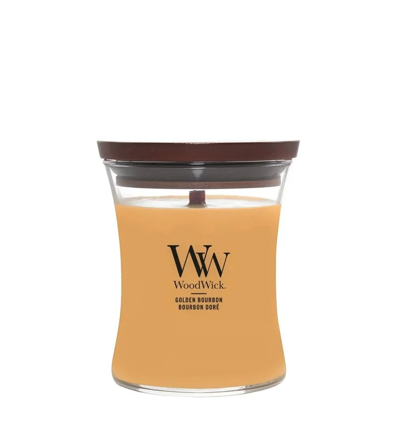 Golden Bourbon vonná sviečka s dreveným knôtom 275 g
