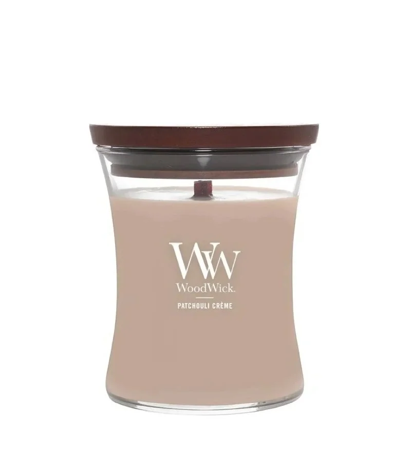 Patchouli Créme vonná sviečka s dreveným knôtom 275 g