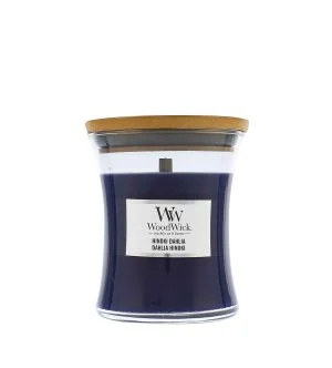 WoodWick Hinoki Dahlia vonná sviečka s dreveným knôtom 275 g